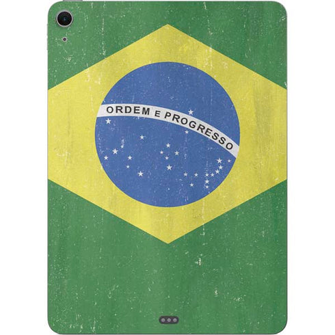 Brazil Flag Distressed Apple iPad Air Skin